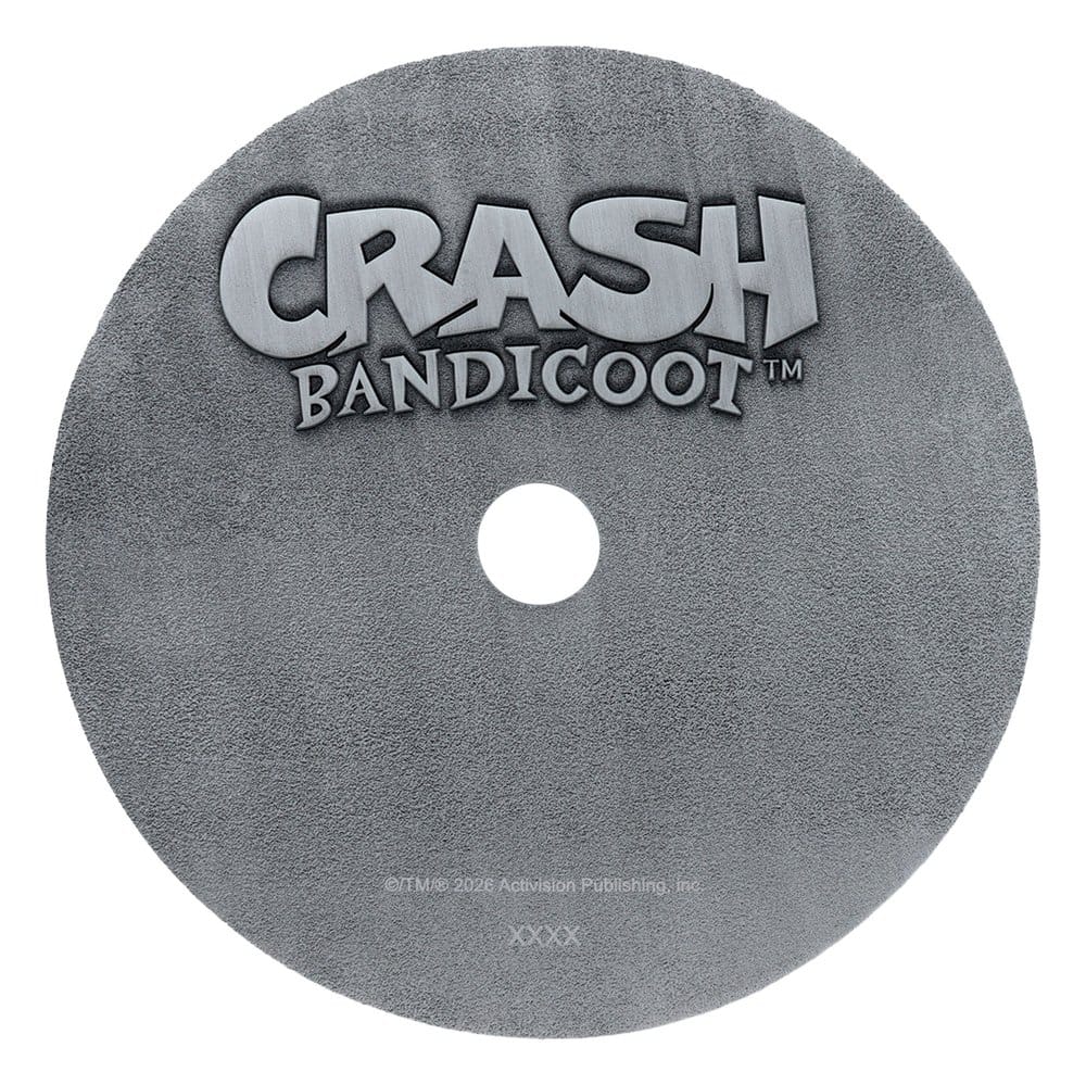 Crash Bandicoot Replica Metal CD-ROM Collectible Limited Edition 11 cm
