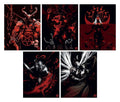 Diablo Art Print Set of Five Limited Edition 36 x 28 cm