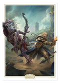 World of Warcraft konsttryck Sylvanas vs Anduin Wrynn limiterad upplaga 42 x 30 cm