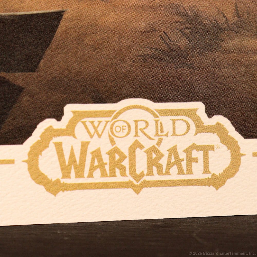 World of Warcraft konsttryck Sylvanas vs Anduin Wrynn limiterad upplaga 42 x 30 cm