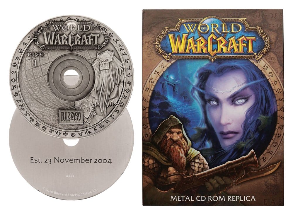 World of Warcraft Replika CD-ROM Limited Edition, 11 cm