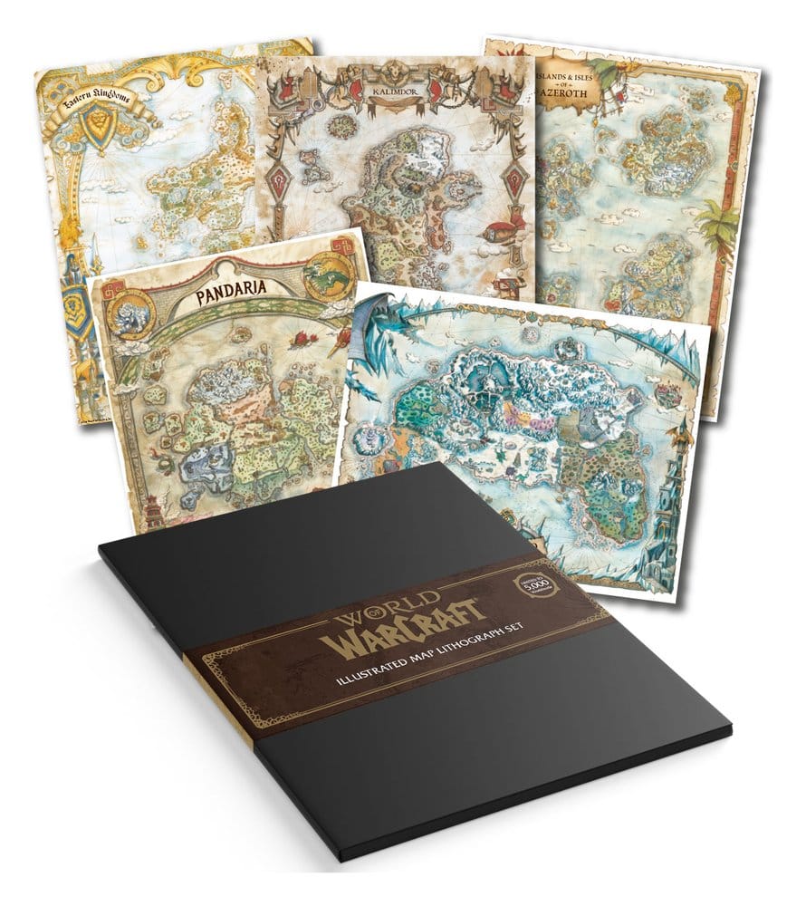 World of Warcraft konsttryckset begränsad upplaga 42 x 30 cm