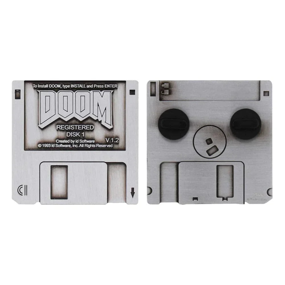 DOOM Pin Badge Floppy Disk Limited Edition FaNaTtik