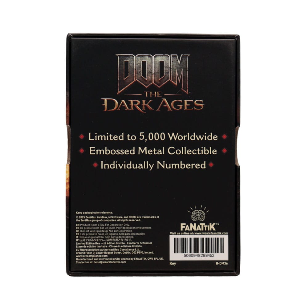 Doom: The Dark Ages Replica Secret Key Limited Edition FaNaTtik