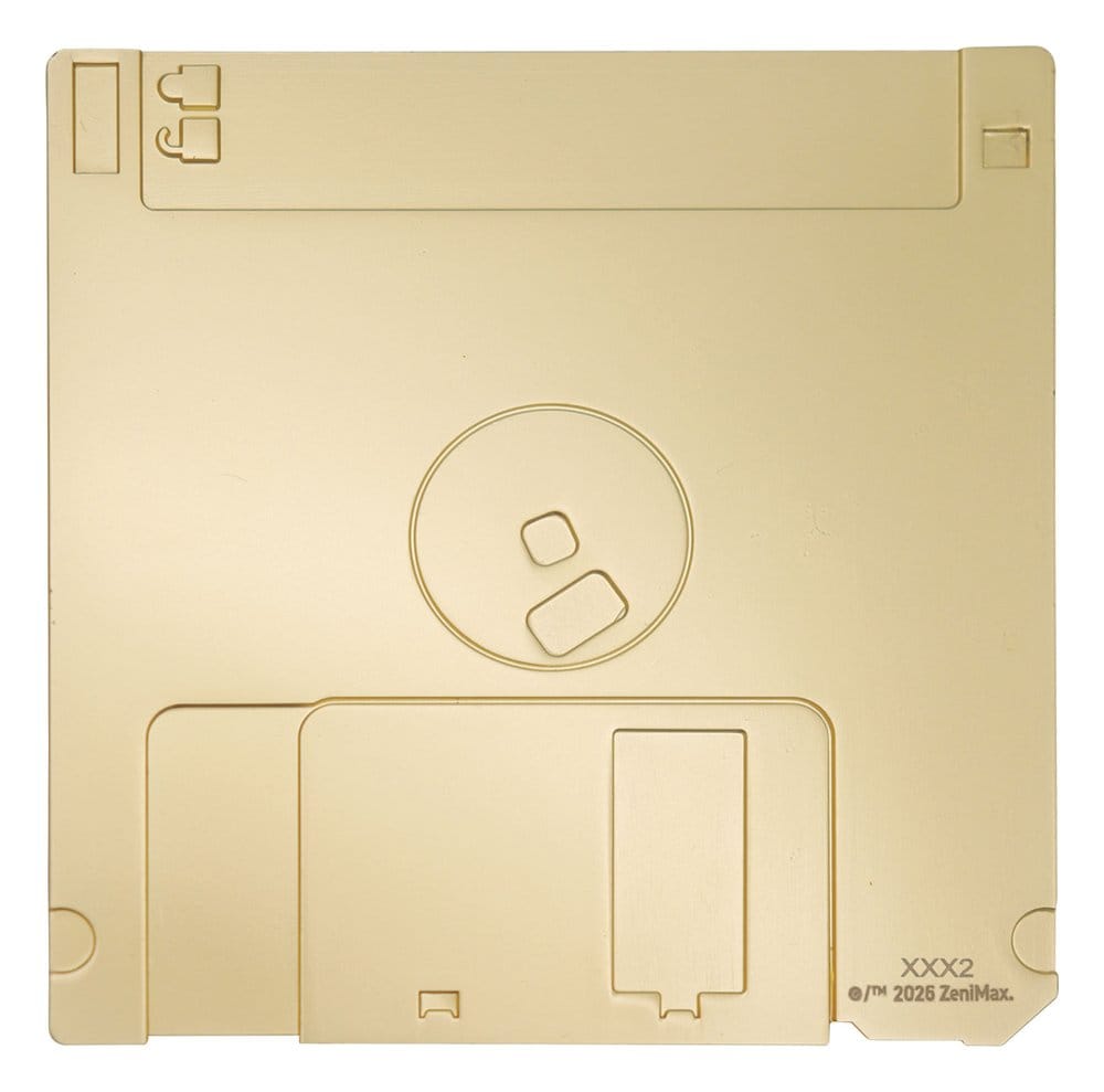 Doom Replik Floppy Disk Guldpläterad Begränsad Upplaga