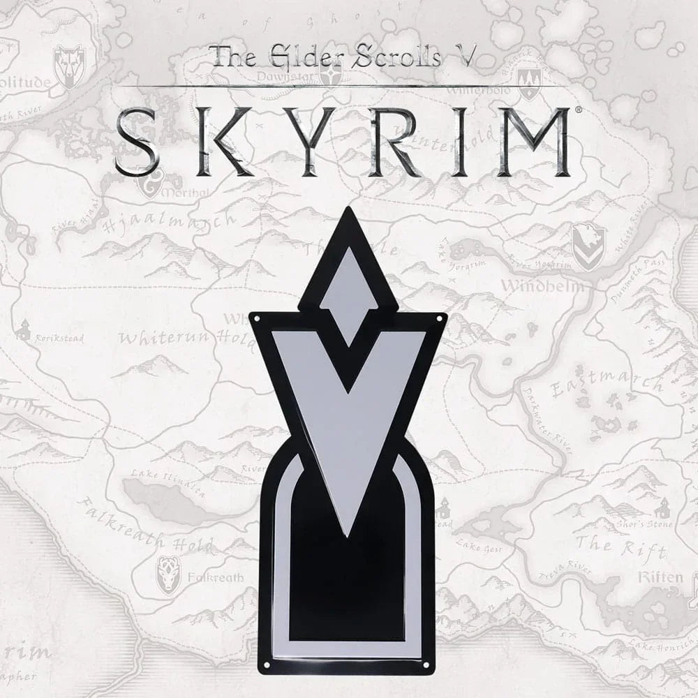 Elder Scrolls Skyrim Tin Skylt - Skyrim Quest Marker FaNaTtik