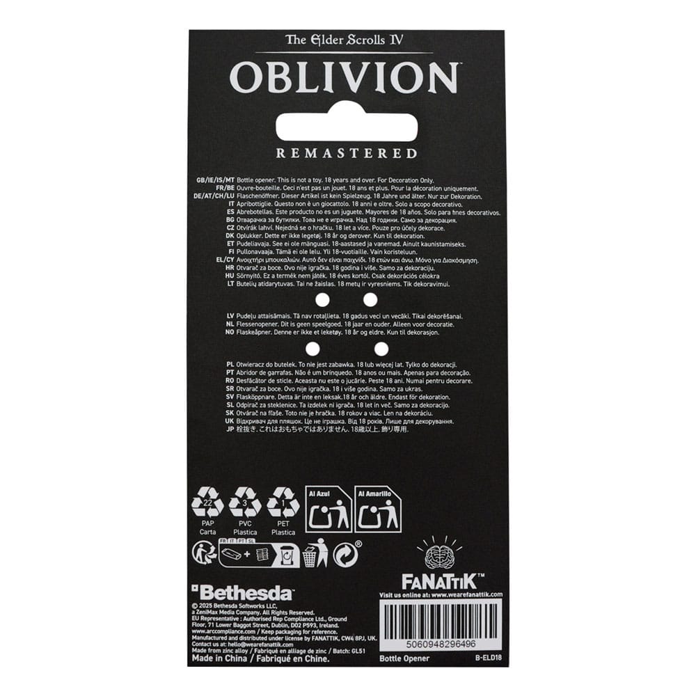 The Elder Scrolls IV: Oblivion Flasköppnare - Mehrune's Razor FaNaTtik