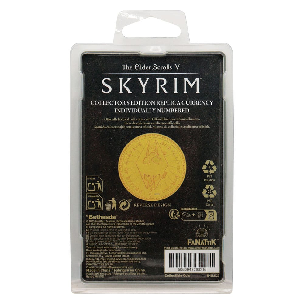 The Elder Scrolls Samlarmynt Septim Misty Gold Edition FaNaTtik
