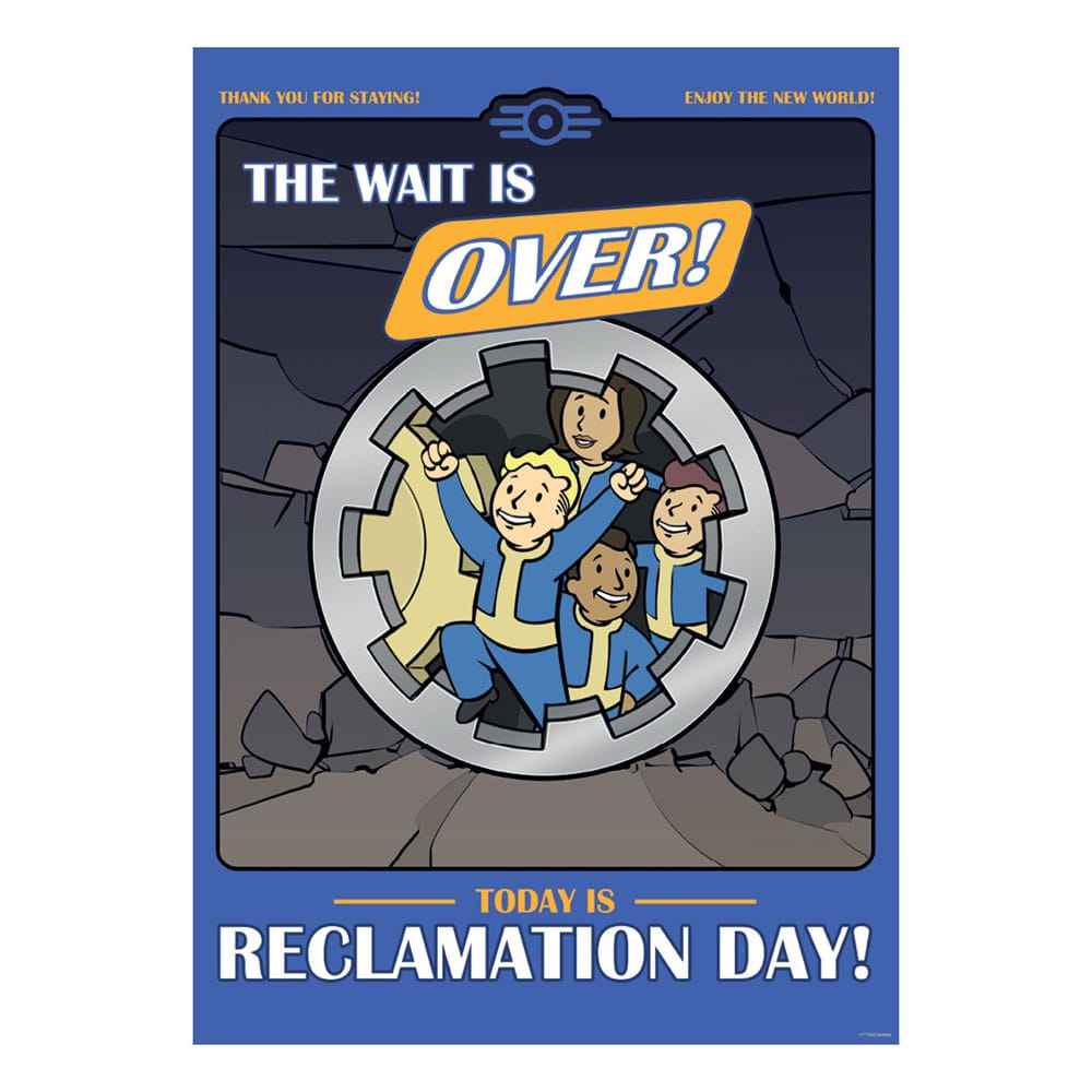 Fallout Konsttryck Reclamation Day Limited Edition 42 x 30 cm