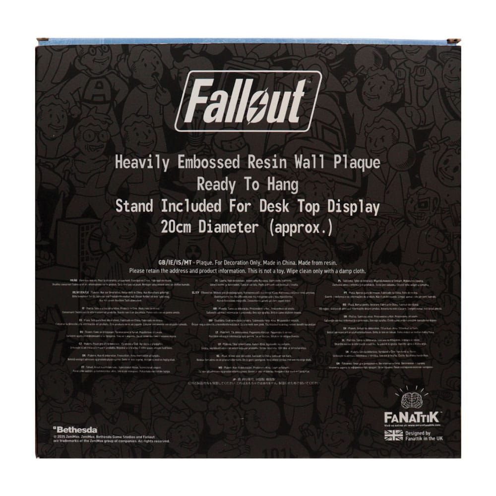 Fallout Resin Plaque Vault Boy - Retro Wasteland Charm FaNaTtik