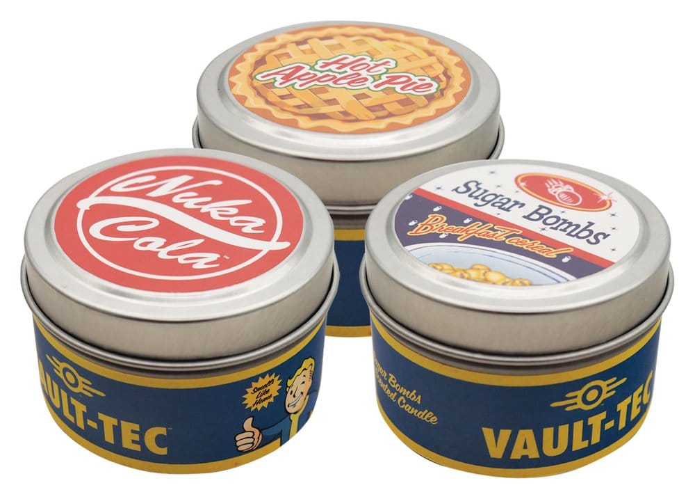 Fallout-ljuslykta 3-pack Vault Dweller's 6 cm