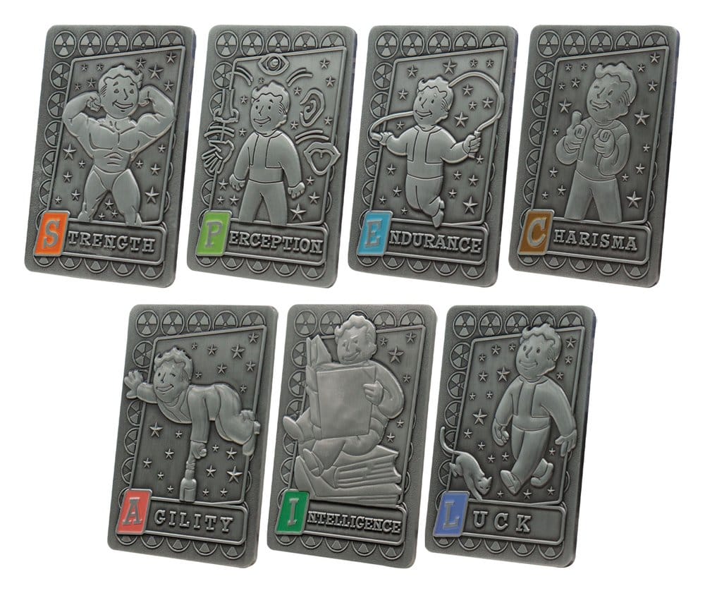 Fallout Ingots med Album S.P.E.C.I.A.L. Perk Card Samlaralbum