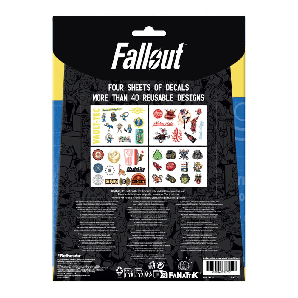 Fallout Tech Sticker Pack - Personalisera Ditt Livsrum med Wasteland Charm FaNaTtik