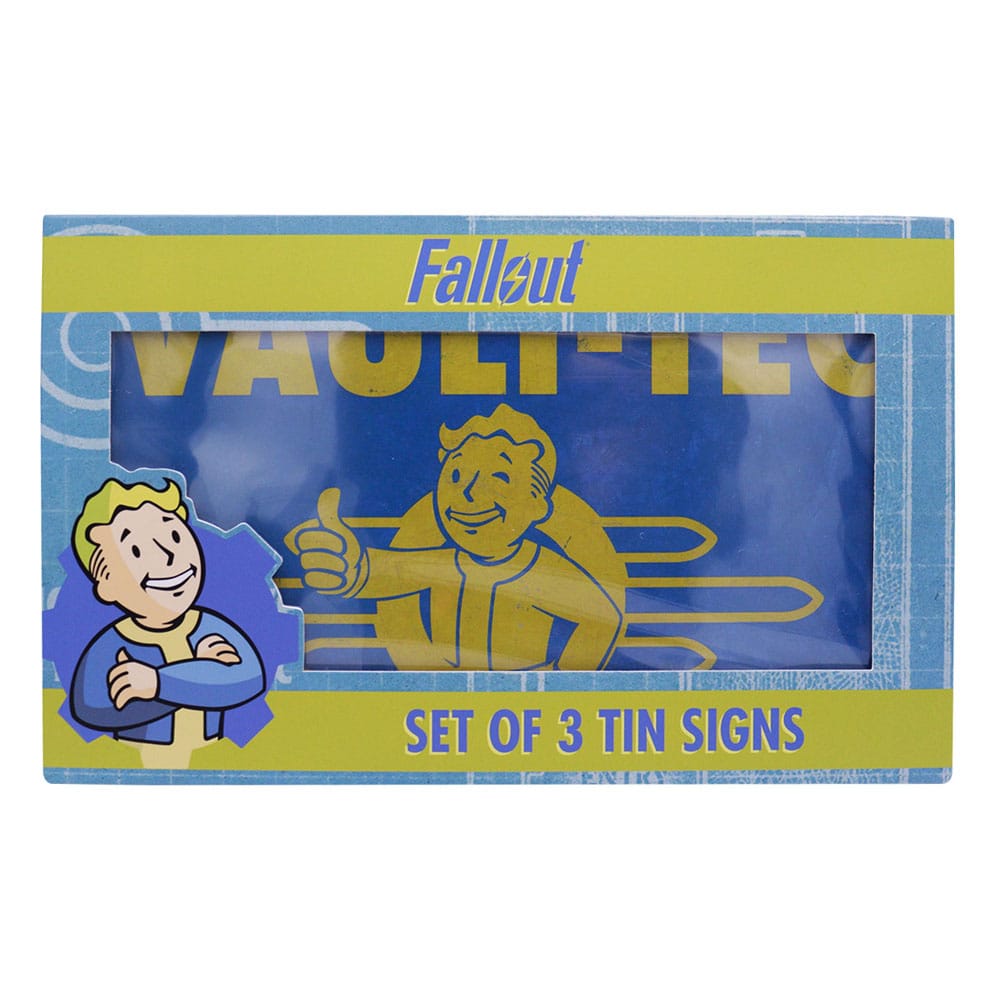 Fallout Plåtskyltar 3-Pack FaNaTtik