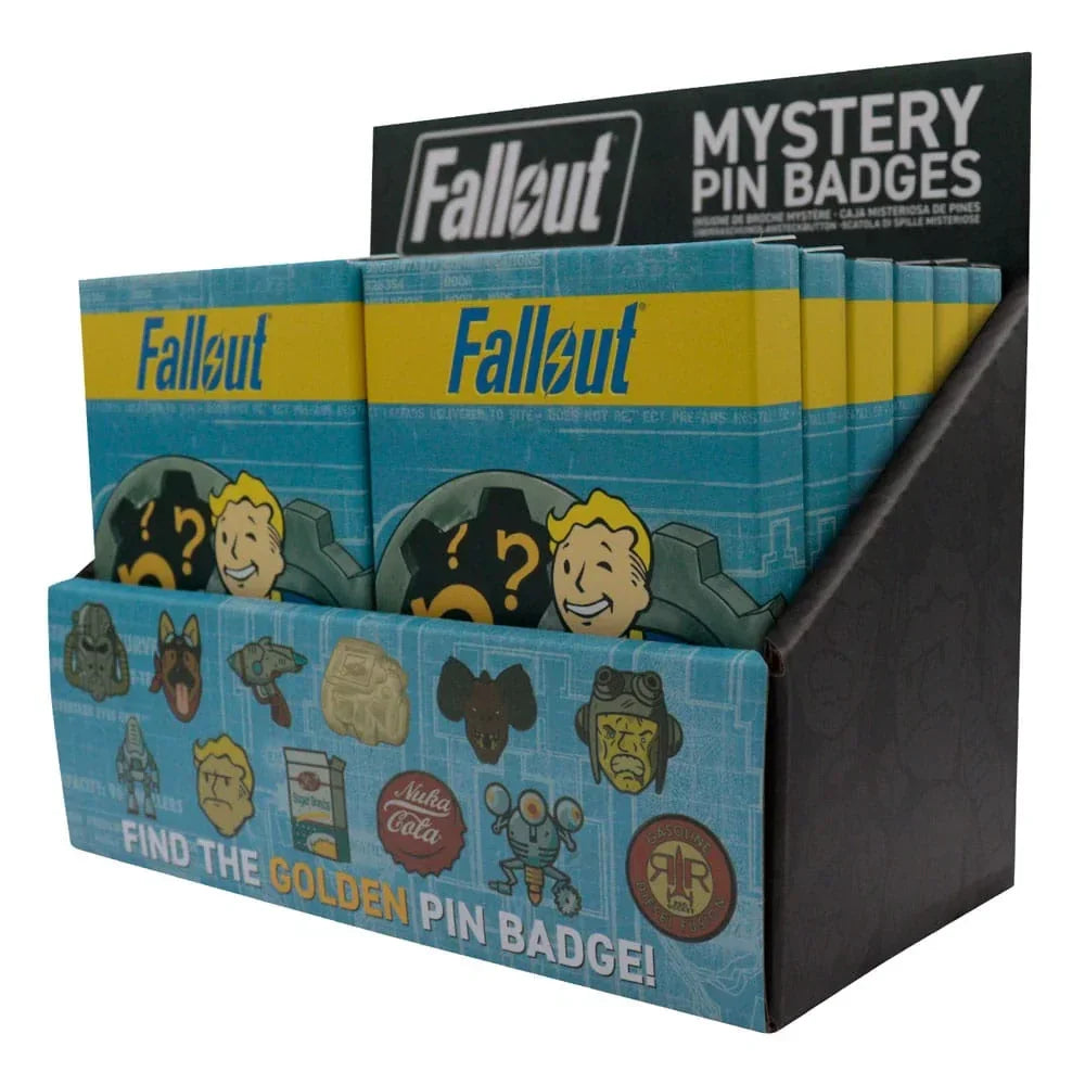 Fallout World Pin Emblem - Mystery Pin Display (12 st) FaNaTtik