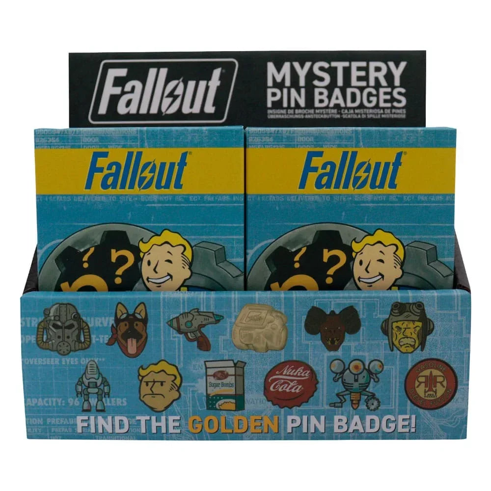 Fallout World Pin Emblem - Mystery Pin Display (12 st) FaNaTtik