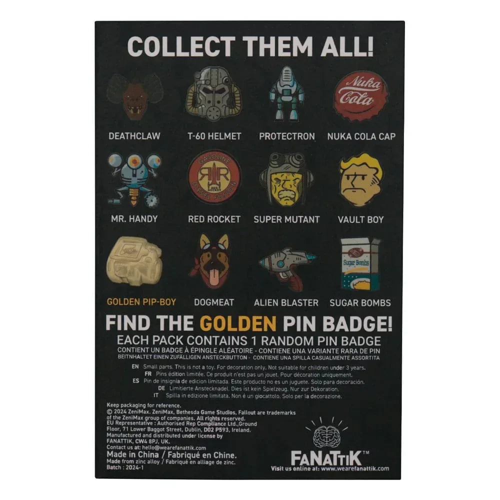 Fallout Pin Badge Mystery Pin - Samlarpins FaNaTtik