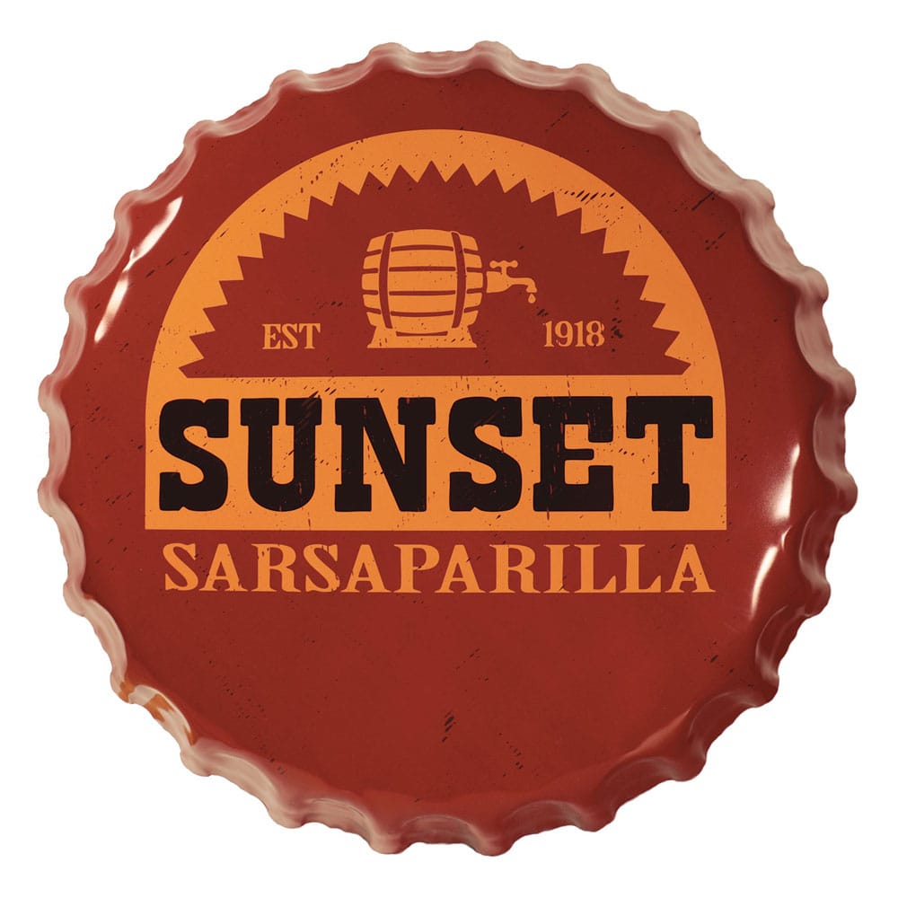 Fallout Tin Sign Sunset Sarsaparilla Bottle Cap FaNaTtik