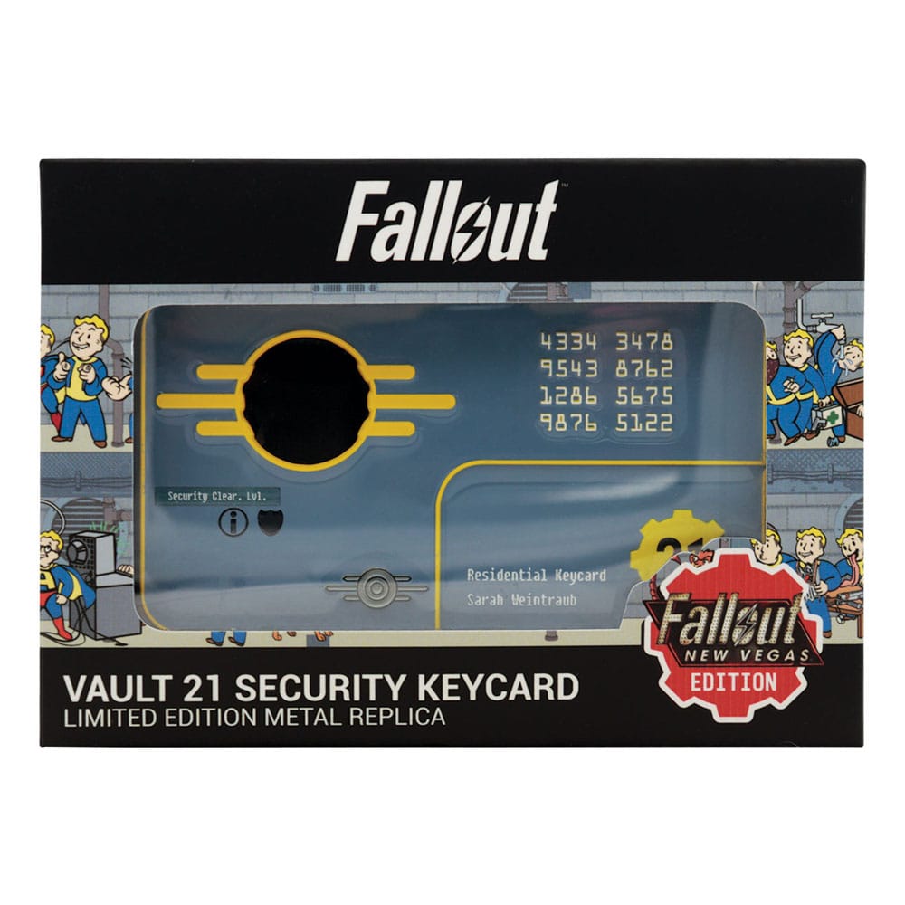 Fallout: New Vegas Replica Vault 21 Security Keycard Limited Edition FaNaTtik
