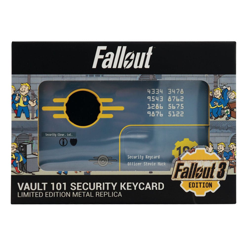 Fallout 3 Replica Vault 101 Security Keycard Limited Edition FaNaTtik