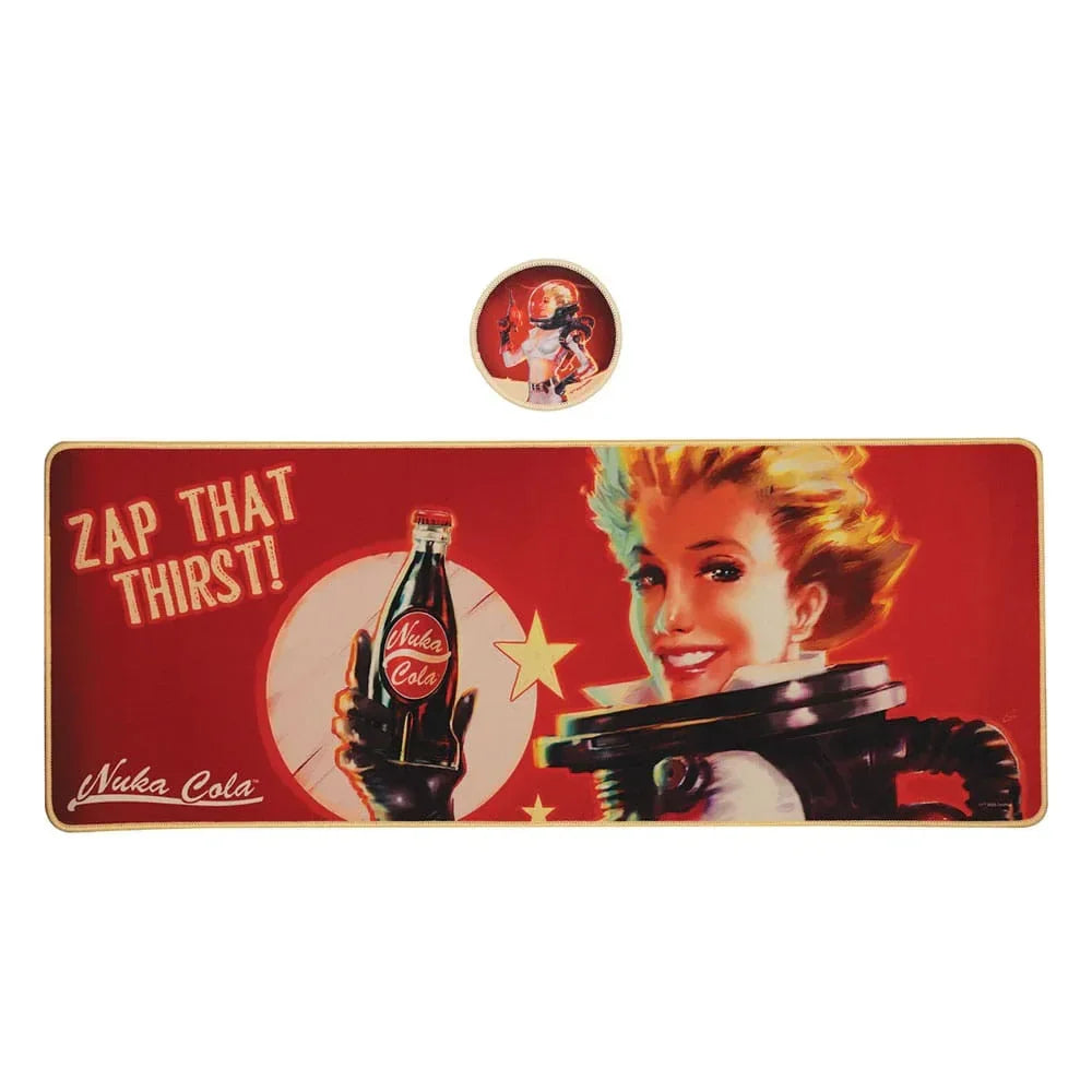 Fallout Desk Pad & Coaster Set Nuka-Cola FaNaTtik