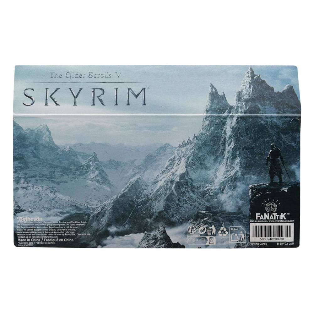 Elder Scrolls Skyrim Playing Cards Display (12) FaNaTtik