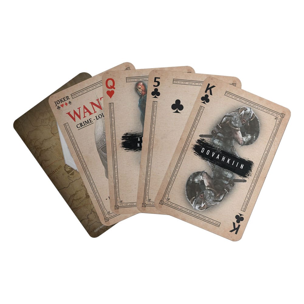 Elder Scrolls Skyrim Playing Cards Display (12) FaNaTtik