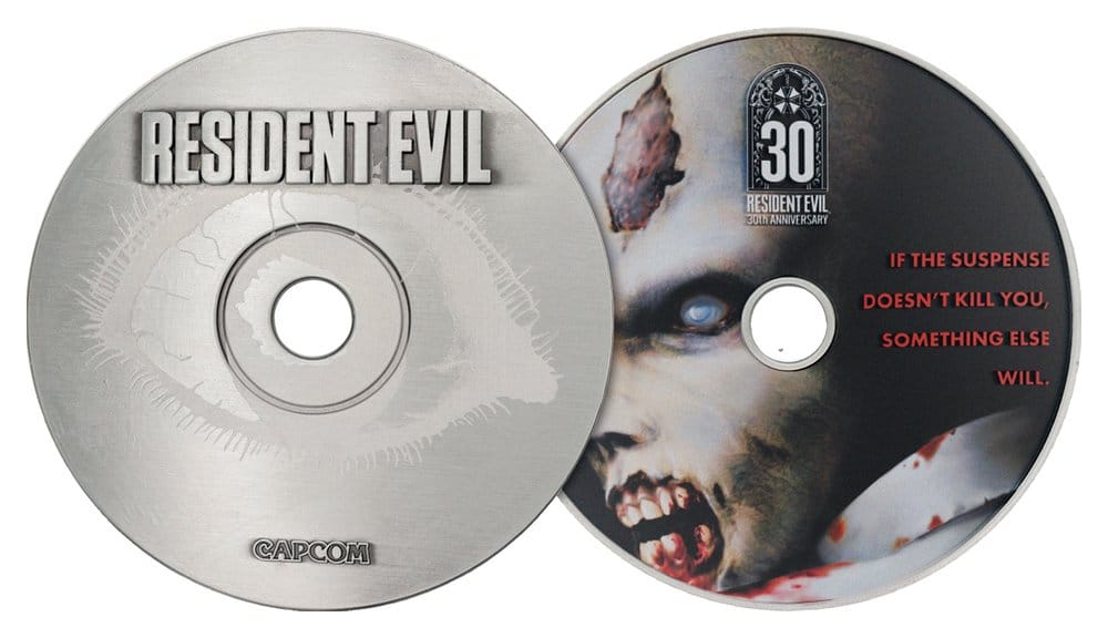 Resident Evil Replica CD-ROM 30-årsjubileumsutgåva Begränsad Edition 11 cm