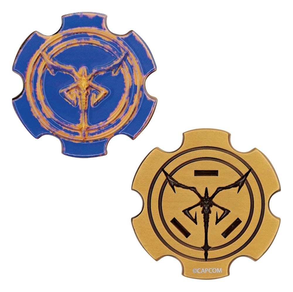 Resident Evil 4 Replica Church Puzzle Medallion Set