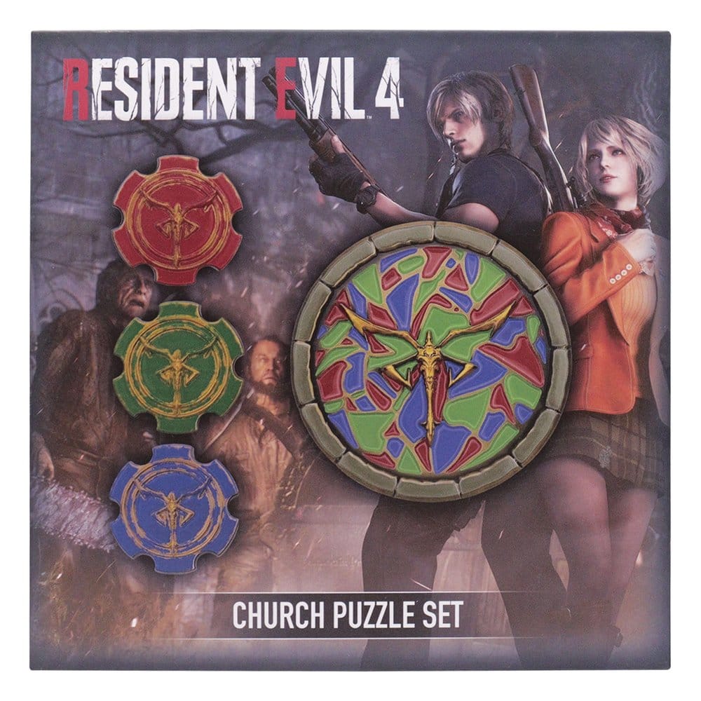 Replica Church Puzzle Medallion Set Resident Evil 4