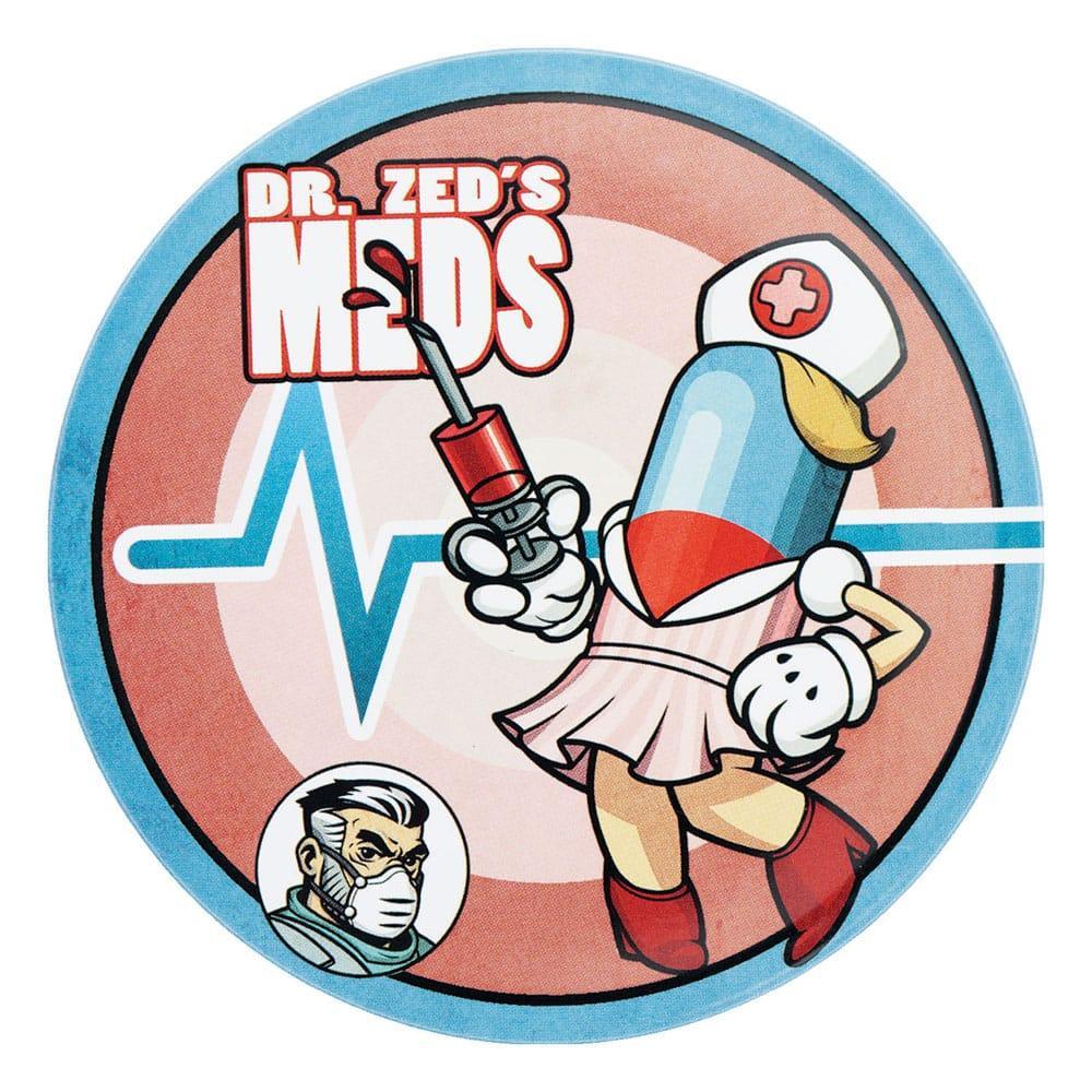 Borderlands Coaster 4-Pack - Metal Coasters med Korkbotten FaNaTtik