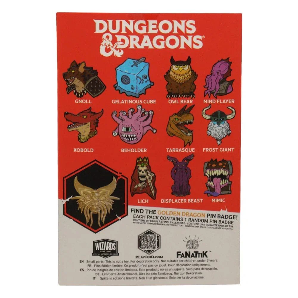 Dungeons & Dragons World Pin Badge Display 50th Anniversary Mystery Pin Badge (12) FaNaTtik