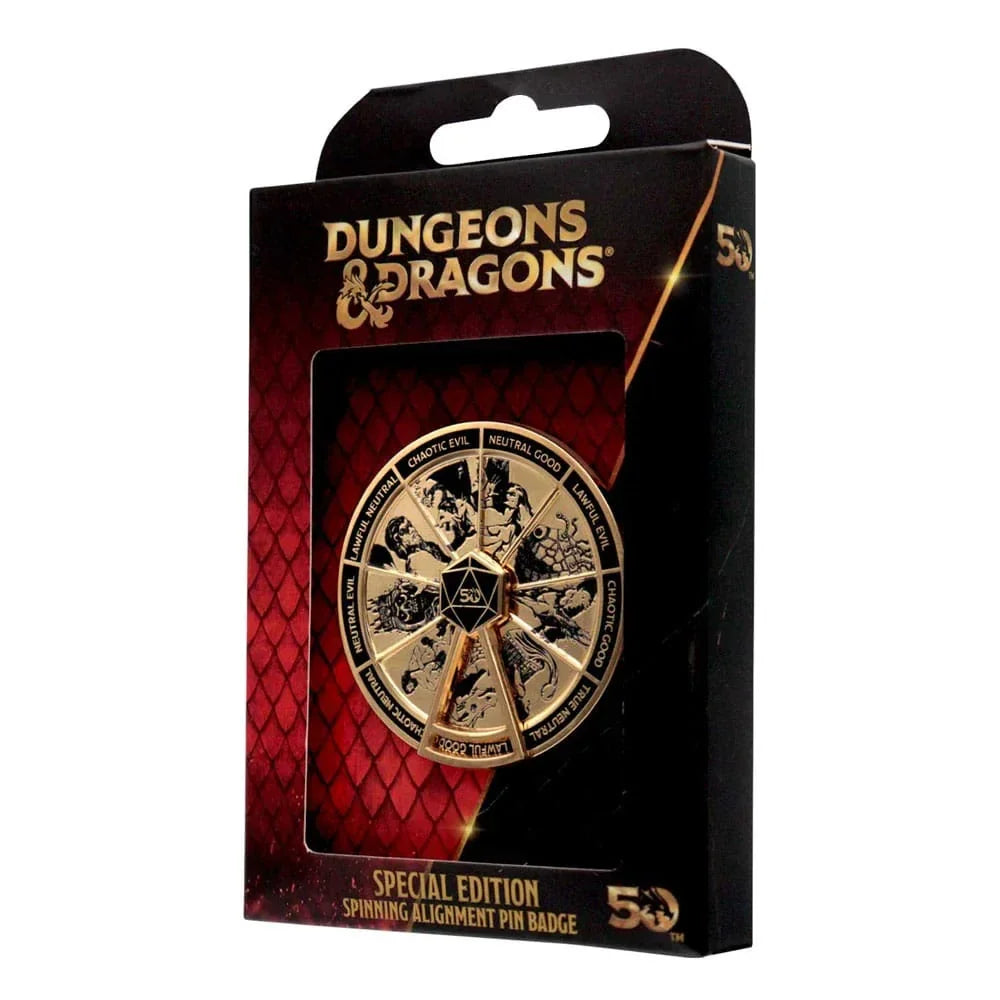 Dungeons & Dragons Pin Badge Alignment Spinner FaNaTtik