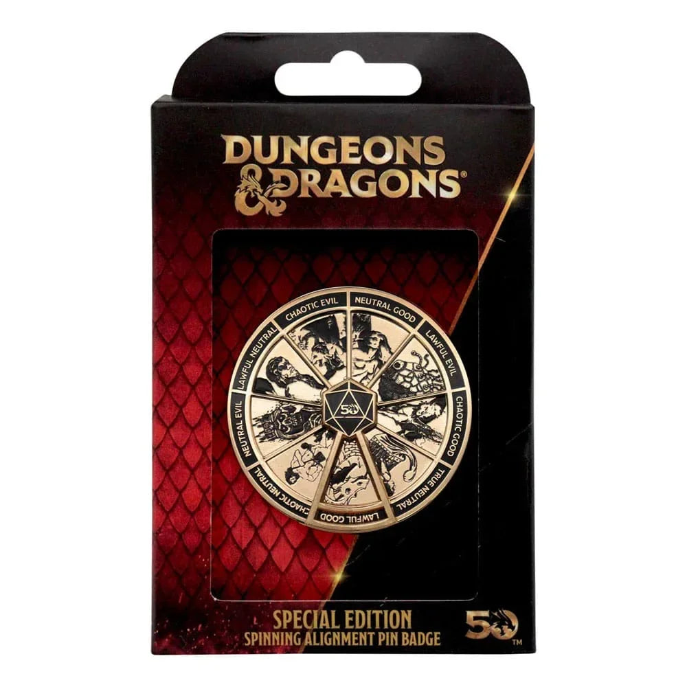 Dungeons & Dragons Pin Badge Alignment Spinner FaNaTtik