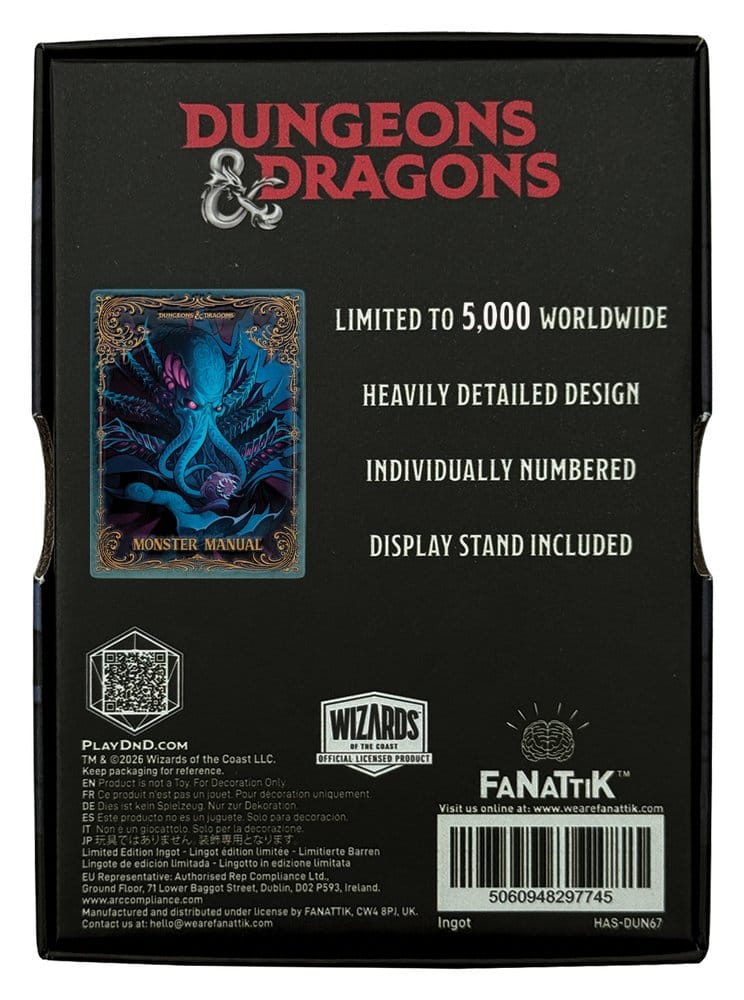Dungeons & Dragons MetallinGot Monster Manual Alternativt Omslag Begränsad Upplaga