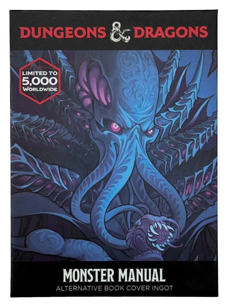 Dungeons & Dragons MetallinGot Monster Manual Alternativt Omslag Begränsad Upplaga