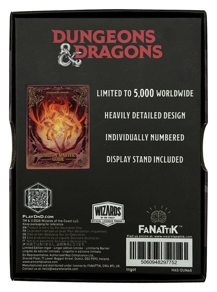 Dungeons & Dragons Ingot Dungeon Masters Guide Alternativt Omslags Begränsad Upplaga