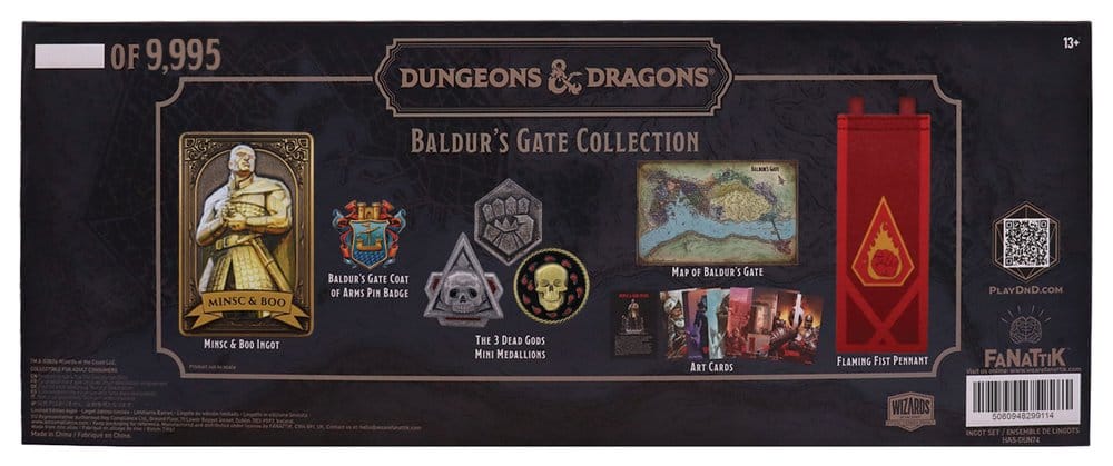 Dungeons & Dragons Gift Set Baldur's Gate Collector's Set Limited Edition