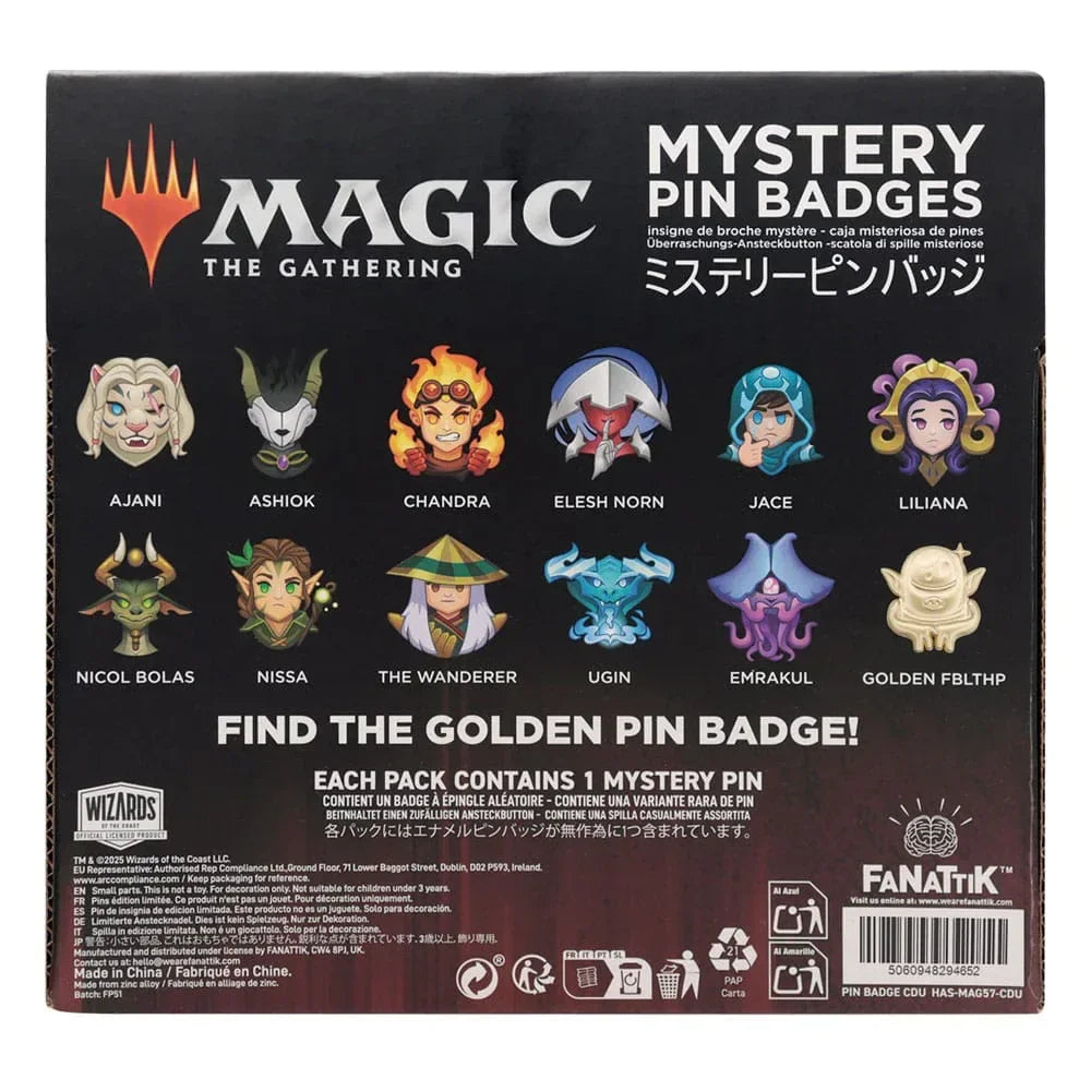 Magic: The Gathering World Pin Badge Mystery Pin Badge Display (12) FaNaTtik