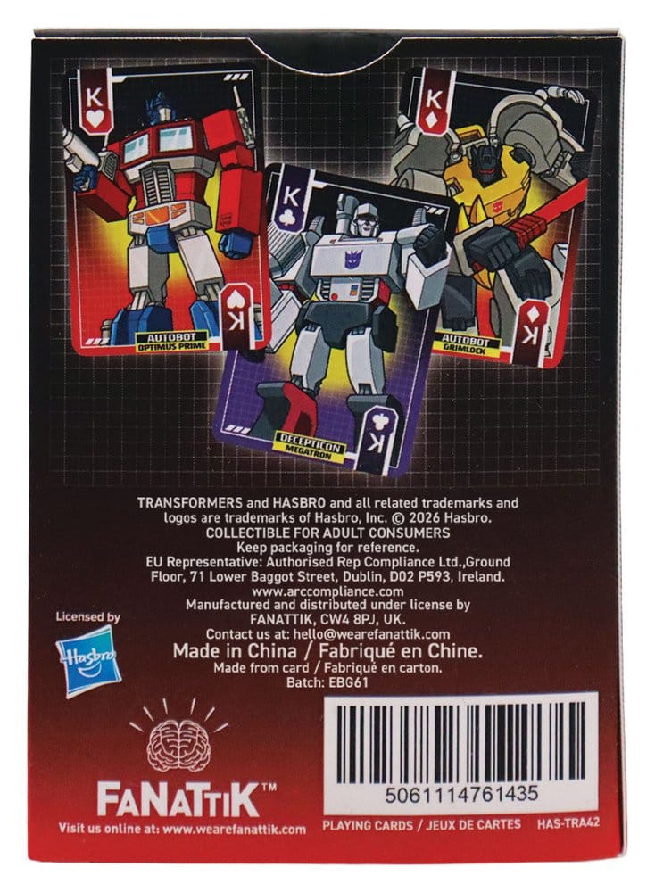 Transformers Playing Cards Display (12)