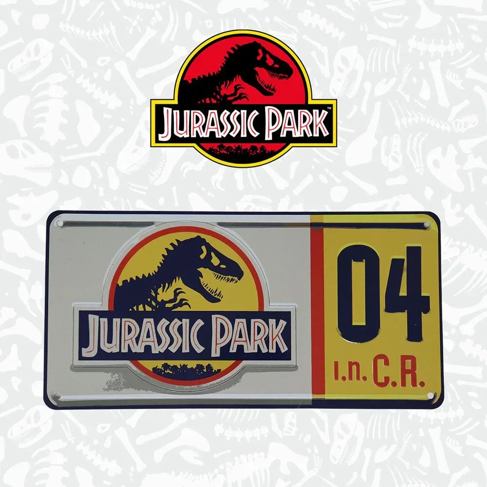 Jurassic Park Replica 1/1 Dennis Nedry Registreringsskylt FaNaTtik