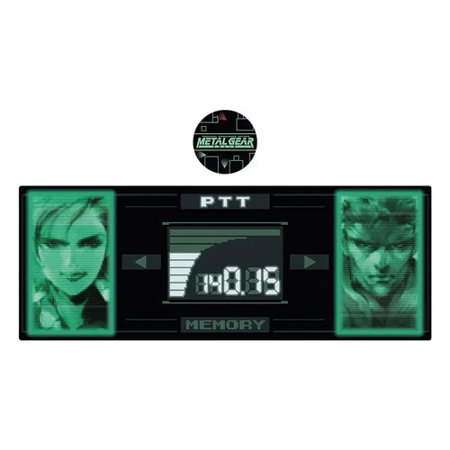 Begränsad upplaga Solid Snake x Raiden Skrivbordsunderlägg & Coaster Set FaNaTtik