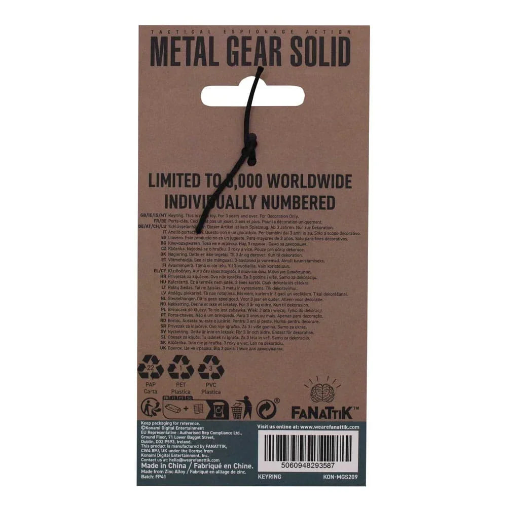 Metal Gear Solid 2 Nyckelring Limited Edition FaNaTtik