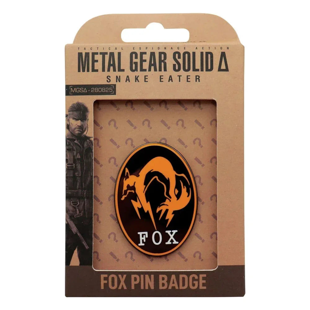 Metal Gear Solid Delta Pin Badge Fox Limited Edition FaNaTtik