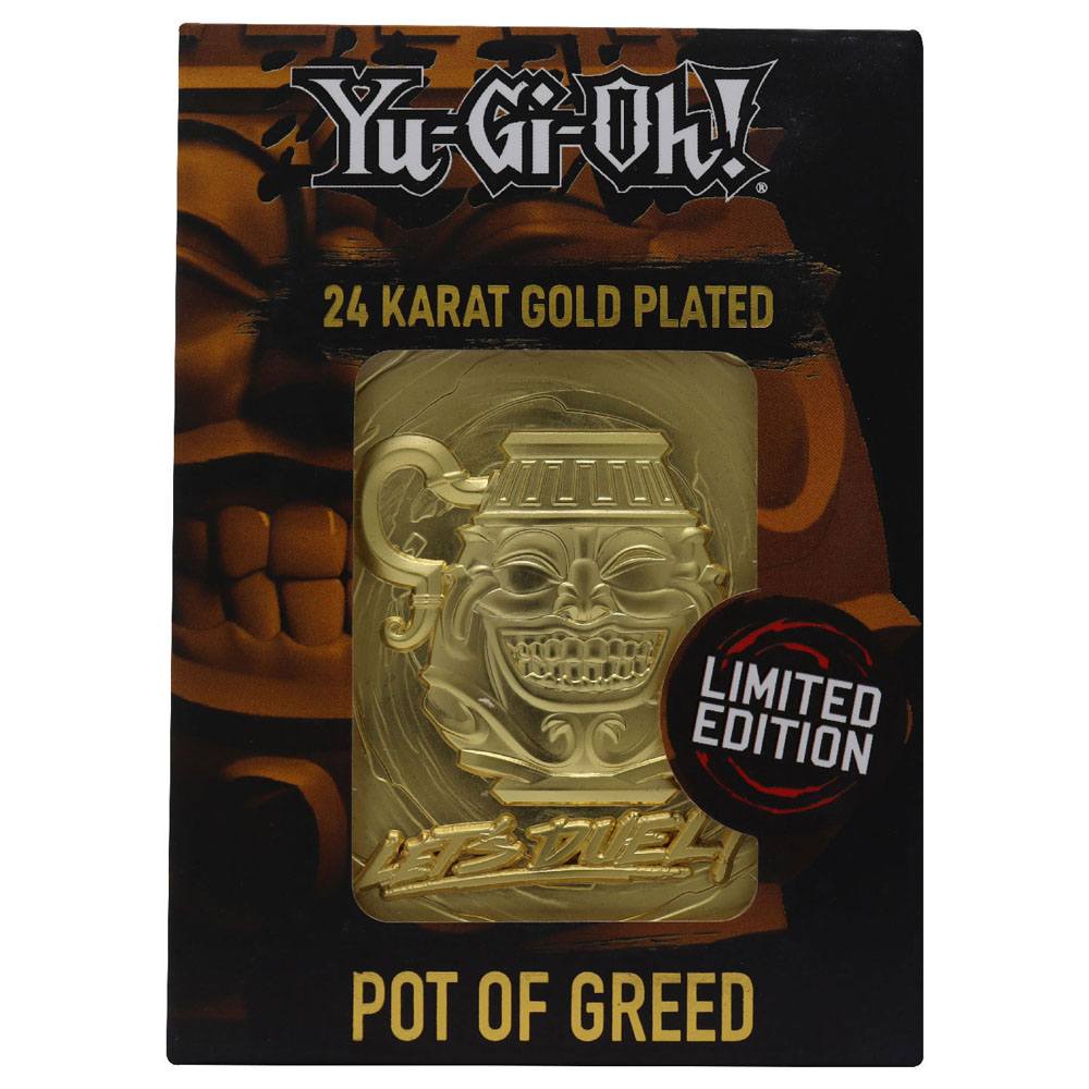 Yu-Gi-Oh! Replica Kort - Pot of Greed (Guldpläterad) FaNaTtik