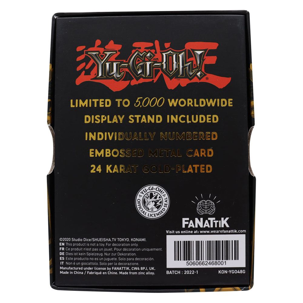 Yu-Gi-Oh! Jinzo Limited Edition Ingot (Guldpläterad) FaNaTtik