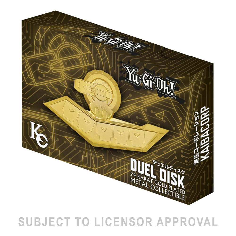 Yu-Gi-Oh! 24K Guldpläterad Duel Disk Mini Replica 18 cm FaNaTtik