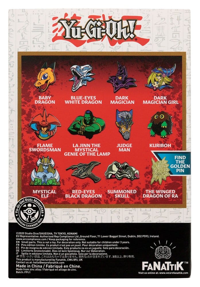 Yu-Gi-Oh! Mystery Pin-märkes Volym 2 Blindbox Display (12)