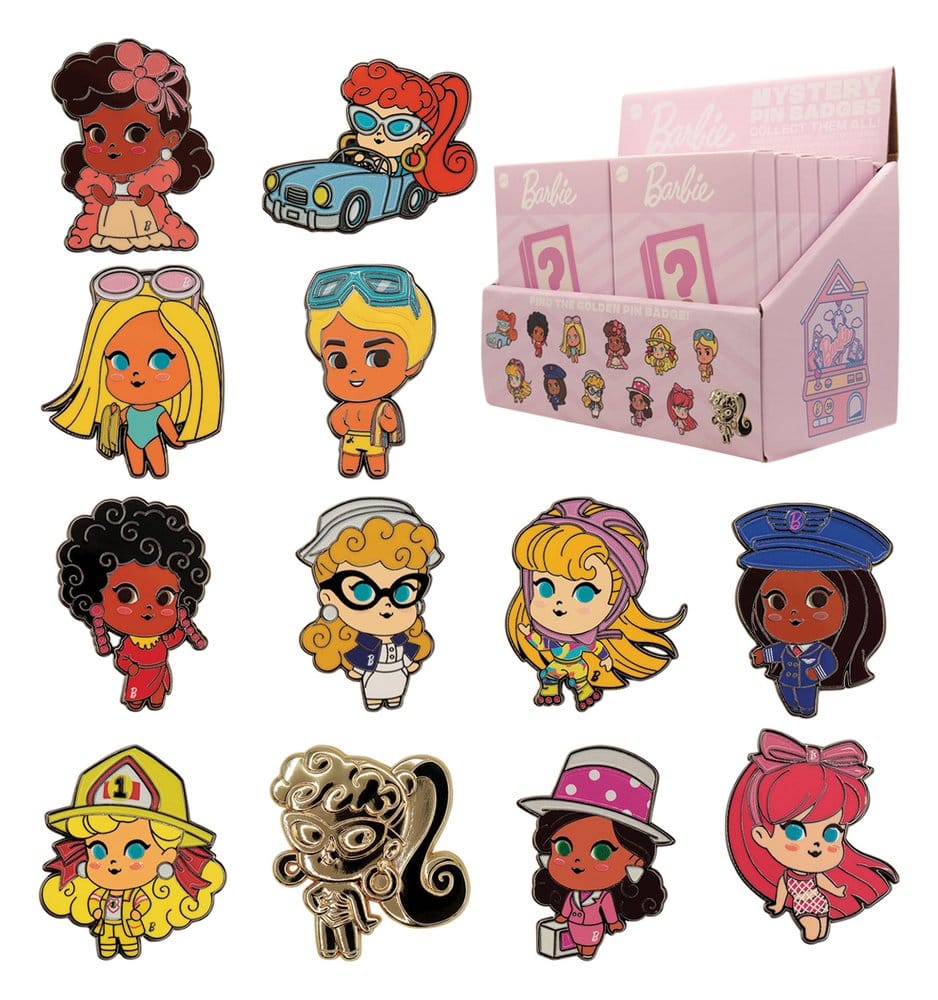 Barbie Mysteriepinnmärken Blindbox Display (12)