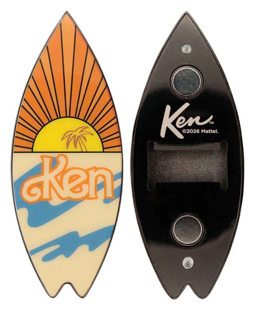 Barbie Flasköppnare Ken Surfbräda Magnetisk